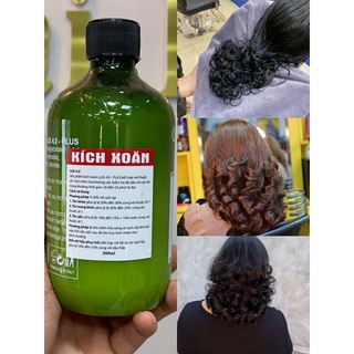  Kích xoăn tóc làm chơi cũng xoăn. Sử dụng cực kì đơn giản.Kích xoăn pha kết hợp cùng thuốc số 1 
