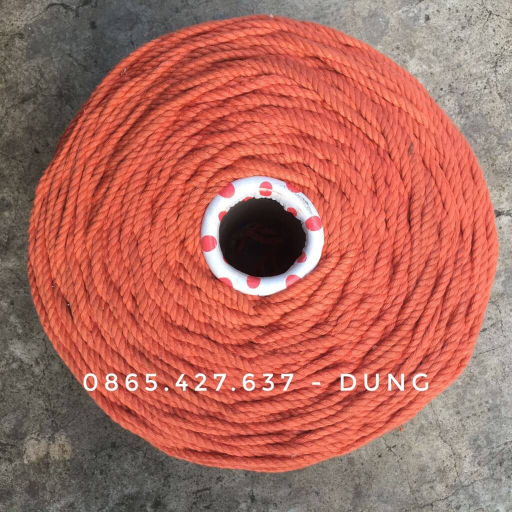 Dây thừng macrame màu 3mm, 5mm - Full Color, Đủ Size