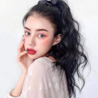 cột xù tóc giả  ngắn 35cm