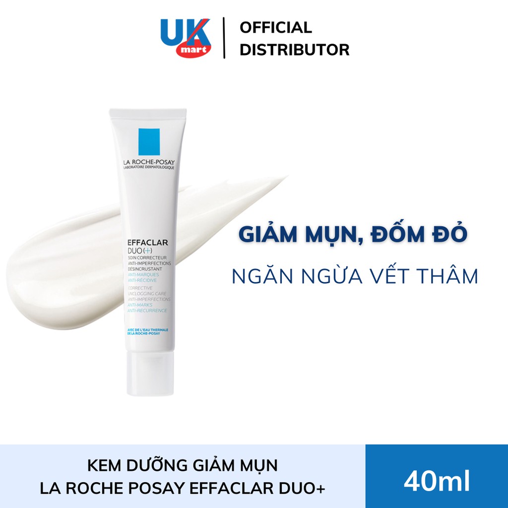 Kem Dưỡng Giảm Mụn, Ngừa Thâm, Thông Thoáng Chân Lông La Roche-Posay Effaclar Duo+ 40ml | BigBuy360 - bigbuy360.vn