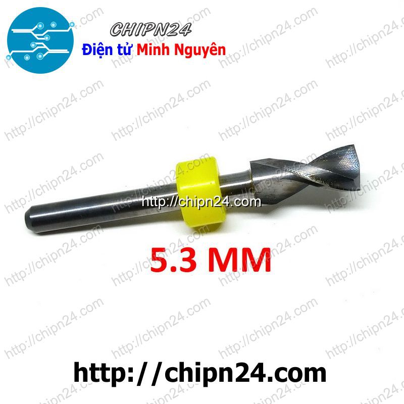 [1 CÂY] (DT1) Mũi khoan mạch in CNC 5.3mm (Mũi khoan mạch điện tử, Mũi khoan PCB)