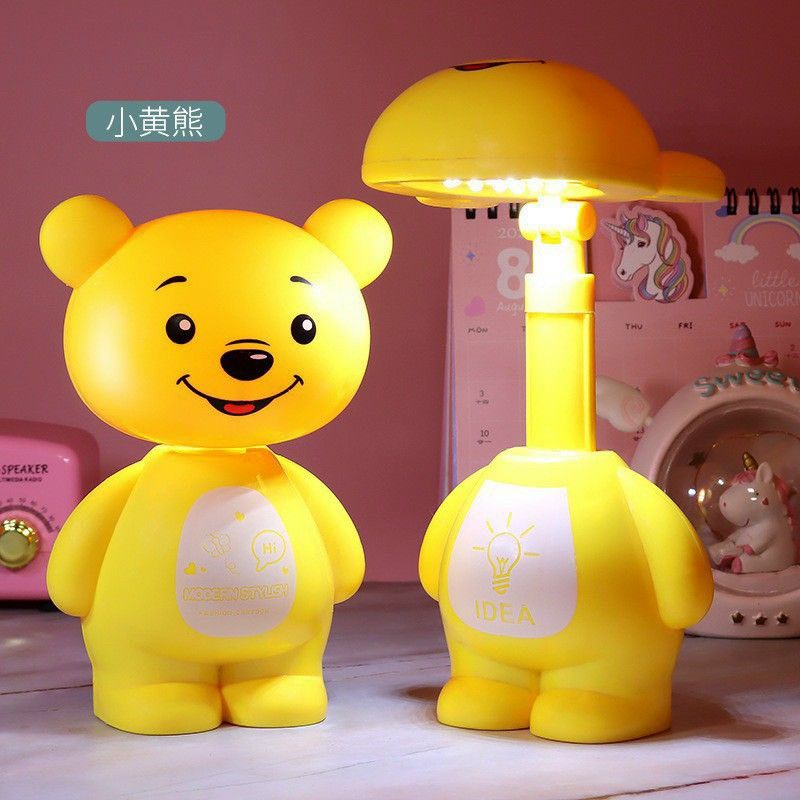 Đèn học để bàn mẫu hình thú chống cận thị với bóng đèn Led cho Bé