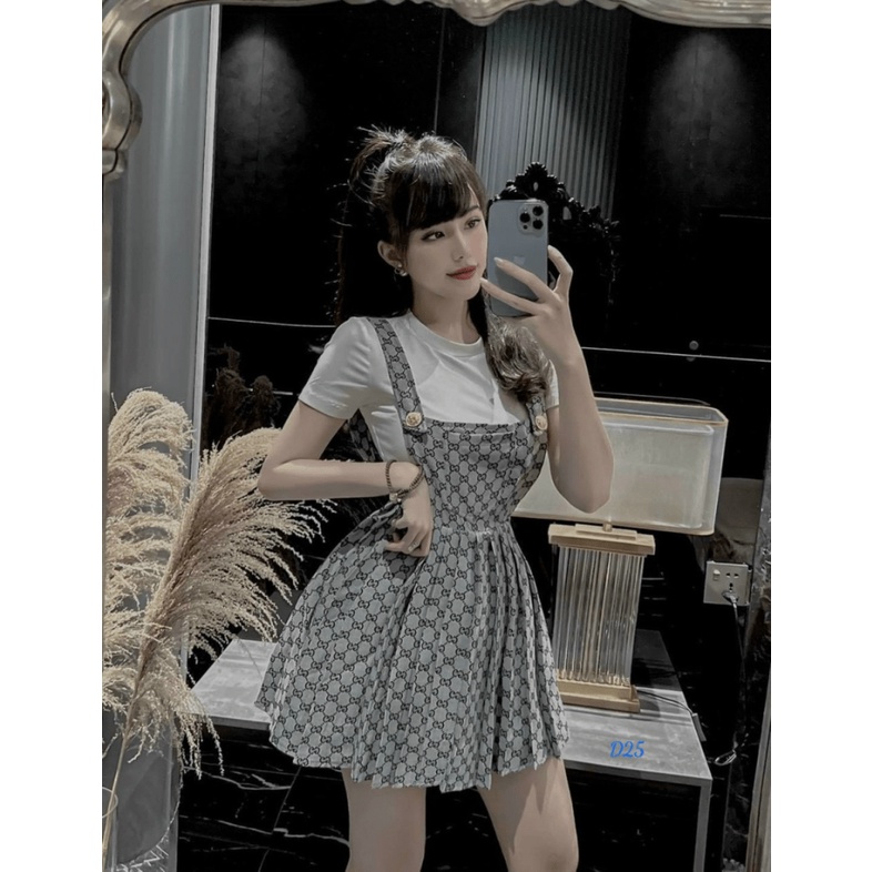 SET ÁO PORIP VÀ CHÂN VÁY YẾM KAKI CỰC KÌ DỄ THƯƠNG UP Shop Valentina