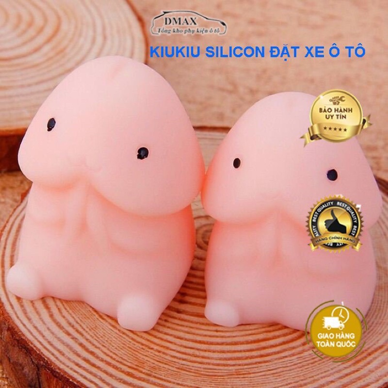 Bé Ciu silicone mềm dẻo, ciu ciu silicone đồ chơi trang trí bàn làm việc, taplo ô tô