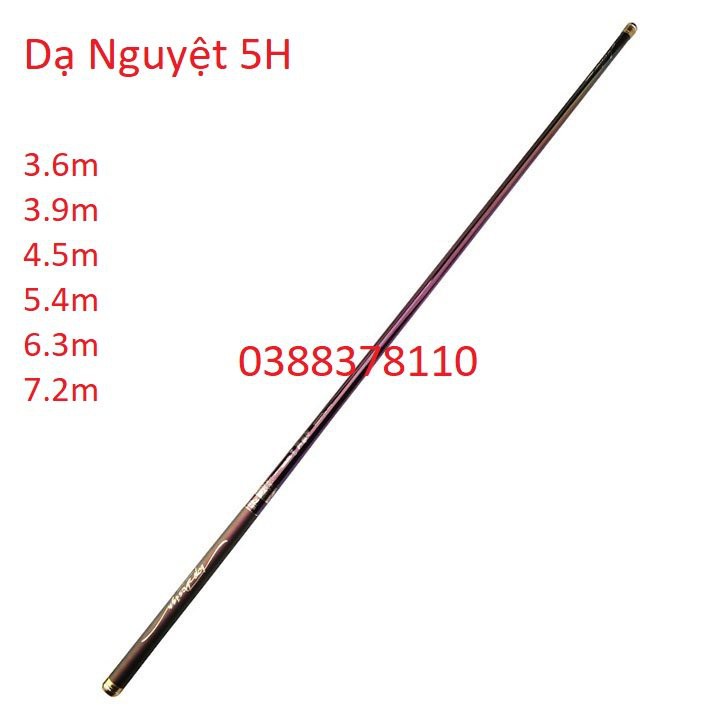 Cần Tay 5H, Cần Câu Tay, Câu Đơn, Câu Đài Dạ Nguyệt 5H, Cần Câu Cá