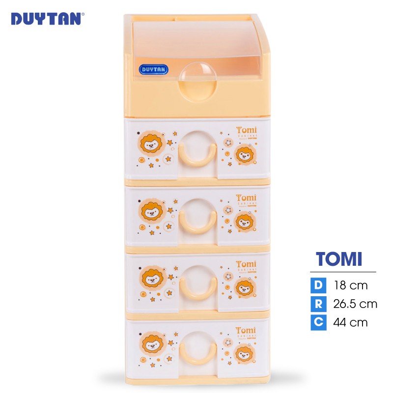 Tủ nhựa Duy Tân Tomi - 5 ngăn - Nhiều màu