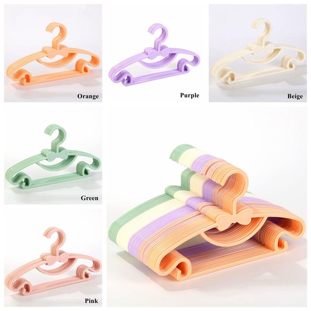 KUNHEV Set 10 Móc Nhựa Treo Quần Áo Em Bé Phong Cách Bắc Âu