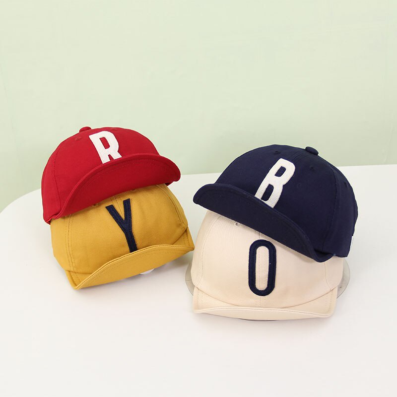 Mũ Lưỡi Trai Thêu Chữ Phong Cách Thể Thao Thời Trang Xuân Hè Cho Bé Trai Và Gái