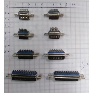 Đầu db9 - db15 - đầu vga - db25 - db37