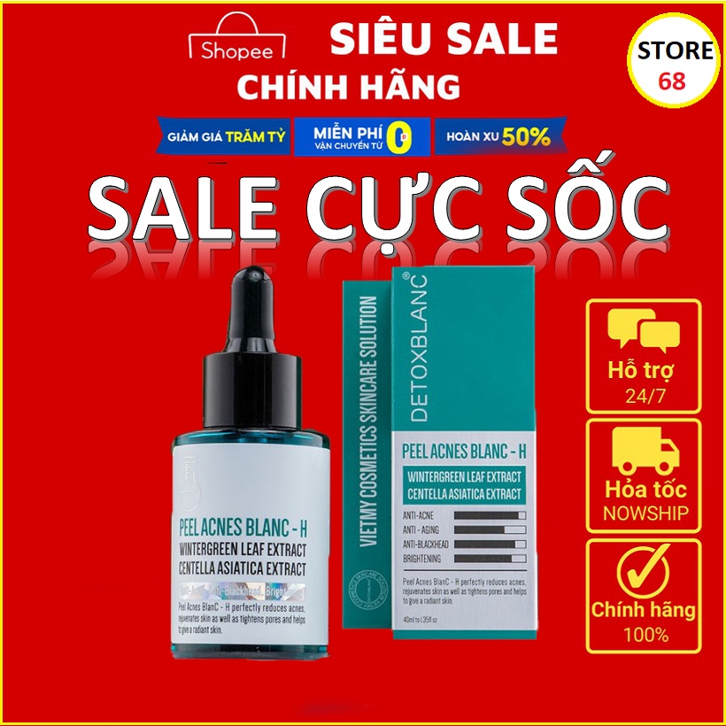 Serum Detox Blanc loại bỏ mụn thâm dưỡng trắng Peel detox blanc🔥🔥🔥