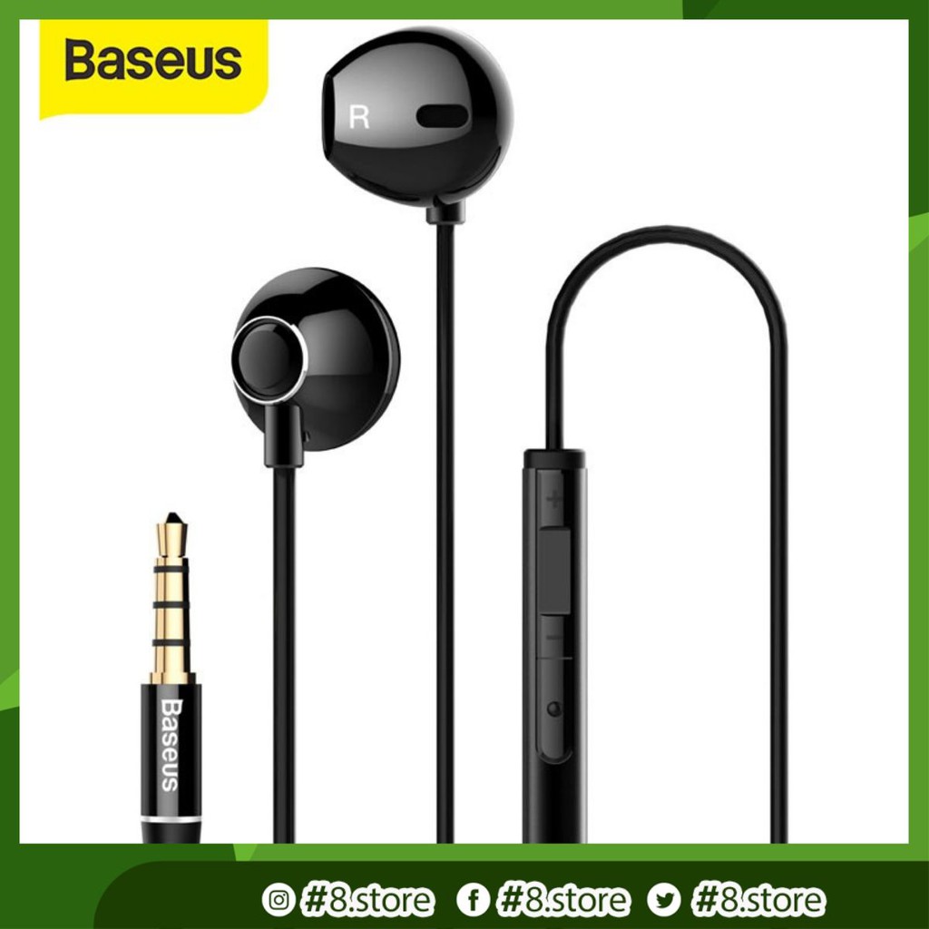 Tai nghe nhét tai Baseus H06 cổng 3.5mm cho âm thanh sống động