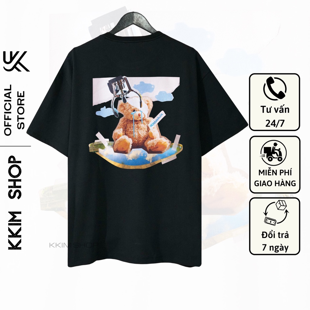 Áo Thun Tay Lỡ Acmé De La Vie (ADLV), Form rộng oversize, áo phông unisex, chất liệu Cotton - KKIM Shop