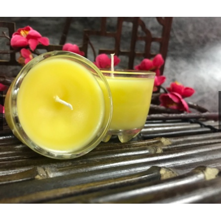 Đèn cầy nến bơ 12 ly cốc trang trí thắp hương ngày lễ tết không mùi không khói sạch cháy đốt 7 tiếng an toàn sức khoẻ