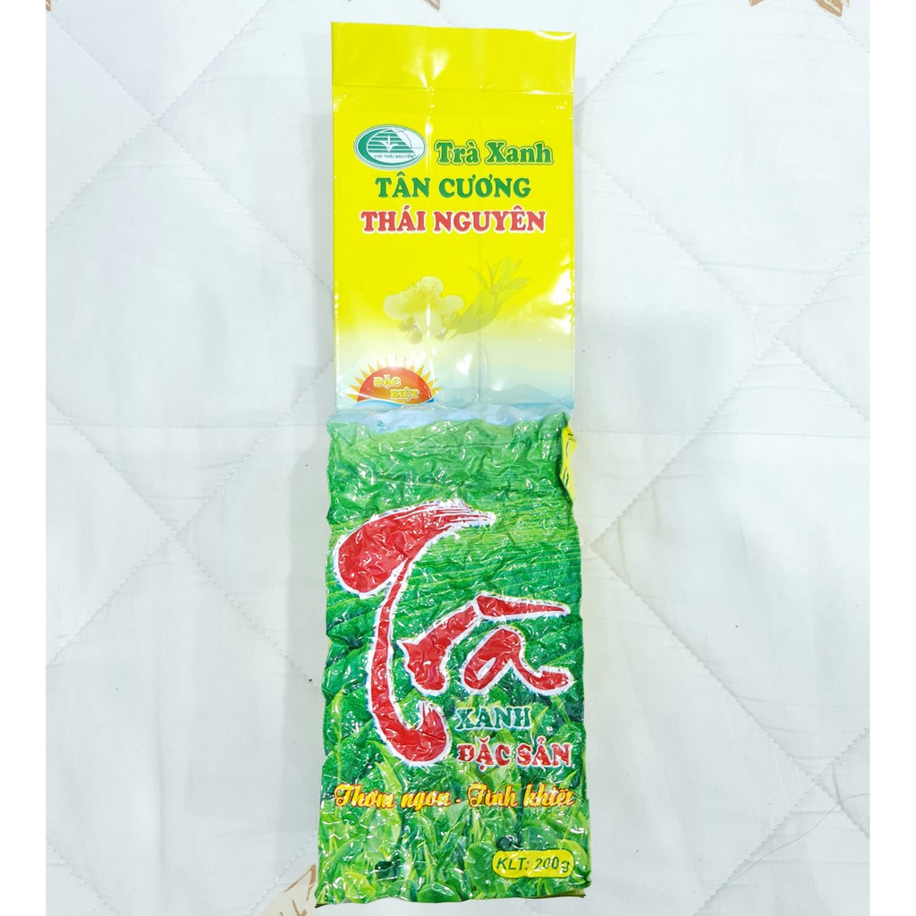 [THƯỢNG HẠNG] COMBO 3 Gói Trà Xanh Tân Cương Thái Nguyên (200Gram x 3 Gói) - Chè Xanh Thái Nguyên Hảo Hạng