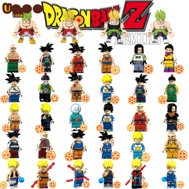 Mô Hình Đồ Chơi Lắp Ráp Nhân Vật Vegeta Broli Trong Phim Hoạt Hình Dragon Ball