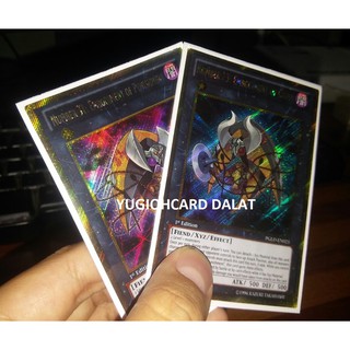 Thẻ bài Yugioh chính hãng cặp Number 13 và 31 Embodiment – Gold Secret Rare