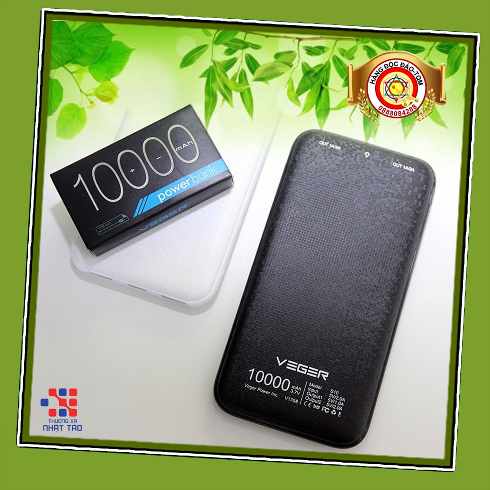 Sạc dự phòng Veger S10 10000mAh