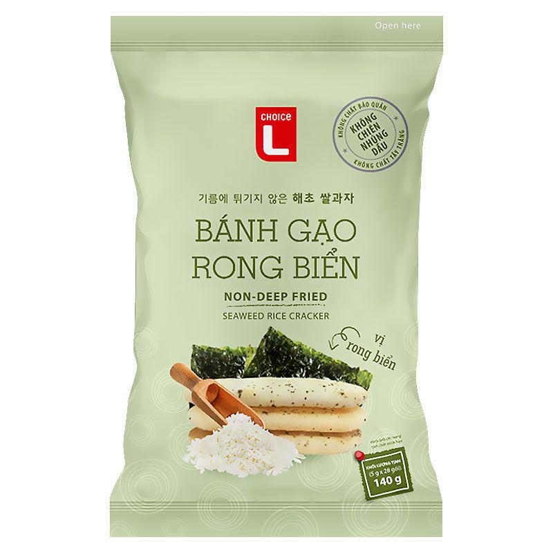 Choice L Bánh Gạo Rong Biển 140G (5G x 28 Gói)