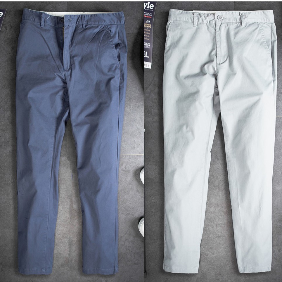 Quần Kaki Nam, Dáng Thời Trang, Trẻ Trung, Lịch Sự, Giá Rẻ, Chất Vải Mềm, Mặc Thoải Mái