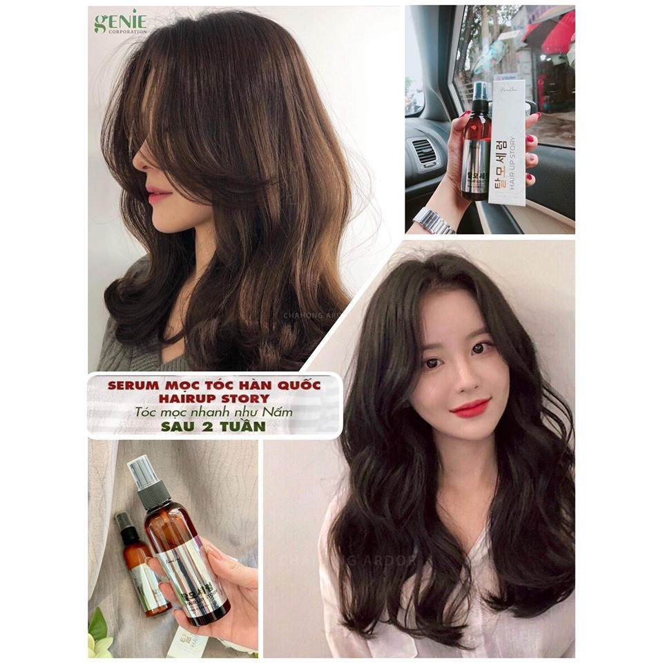 Xịt Mọc Tóc Hair Up Story Paris Choi Genie
