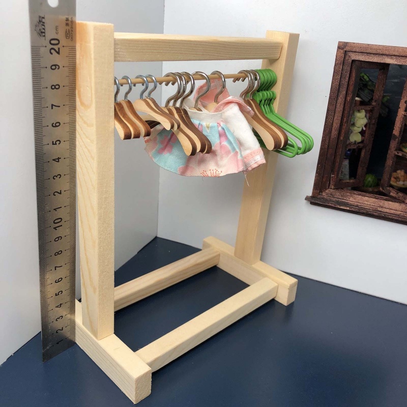 Bộ 10 Móc Treo Quần Áo Búp Bê / Áo Khoác Độc Đáo Tiện Dụng