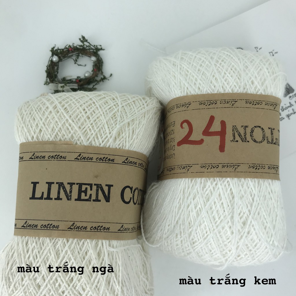 Sợi Linen cotton mã 21 đến 40 . Sợi thoáng mát , thấm mồ hôi chuyên dành cho mùa hè