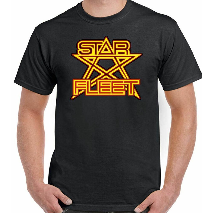 Áo Thun Tay Ngắn Cổ Tròn Dáng Rộng In Hình star fleet x bomber Phong Cách retro Nhật Bản Cho Nam Giới