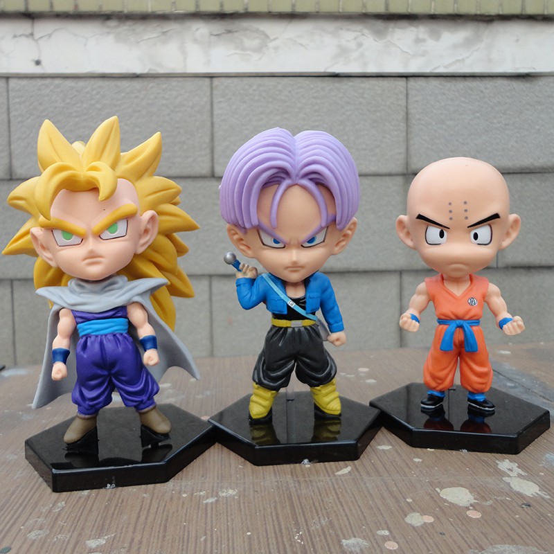 💝[MƯA SALE] Set 6 Mô hình Dragon Ball Super Goku Vegeta Broly Gohan krillin