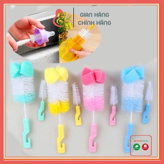 Cọ rửa bình sữa và núm ty mềm mại an toàn cao cấp