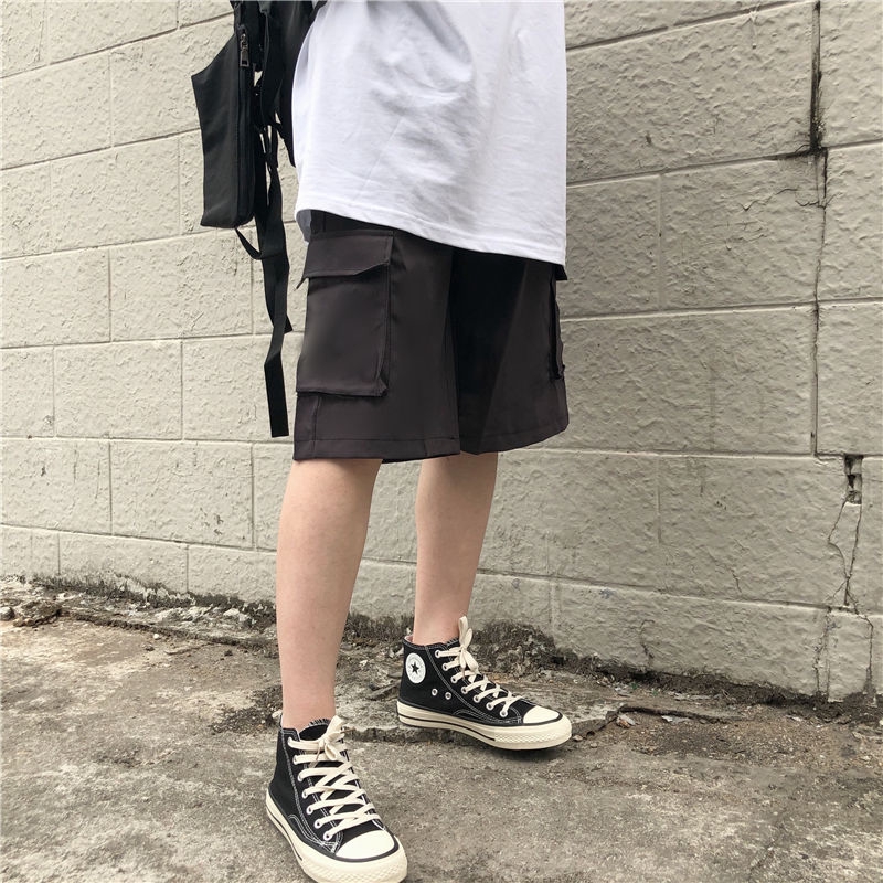 Quần Short Ống Rộng Có Túi Phong Cách Retro | BigBuy360 - bigbuy360.vn