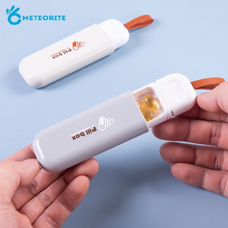 Hộp Đựng Thuốc Mini Bằng Nhựa ABS Chống Bụi Có Nắp Đậy Kích Thước 11.2*4CM