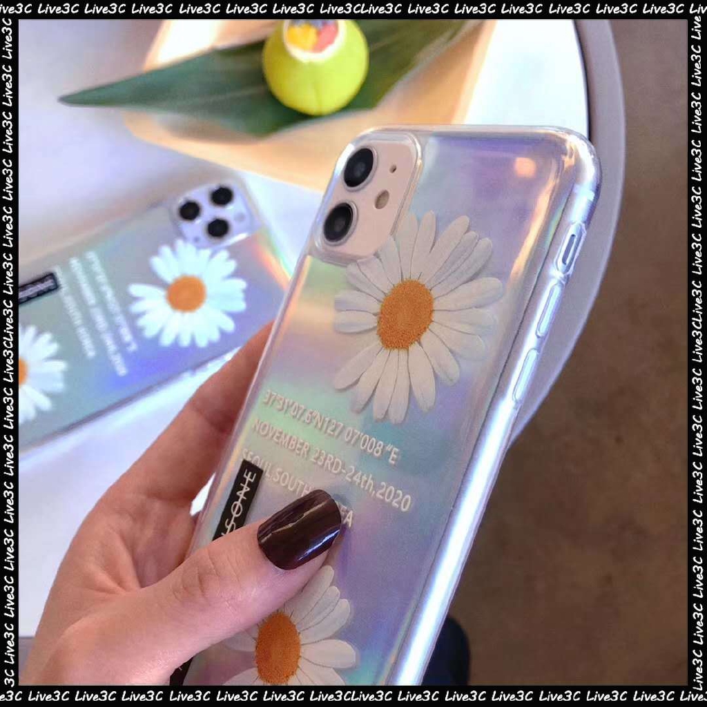 Off White Fashion Sport Case iPhone 11 Pro Max 6 6S 7 8 Plus X XR XS Max GD Same Daisy Glitter Phone Case G-Dragon Soft Cover