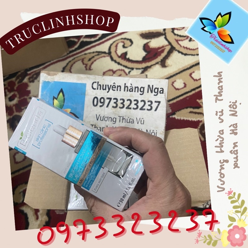 Serum Bielenda Super Power Mezo xanh dương dành cho da khô,mất nước và da nhạy cảm 30ml nga