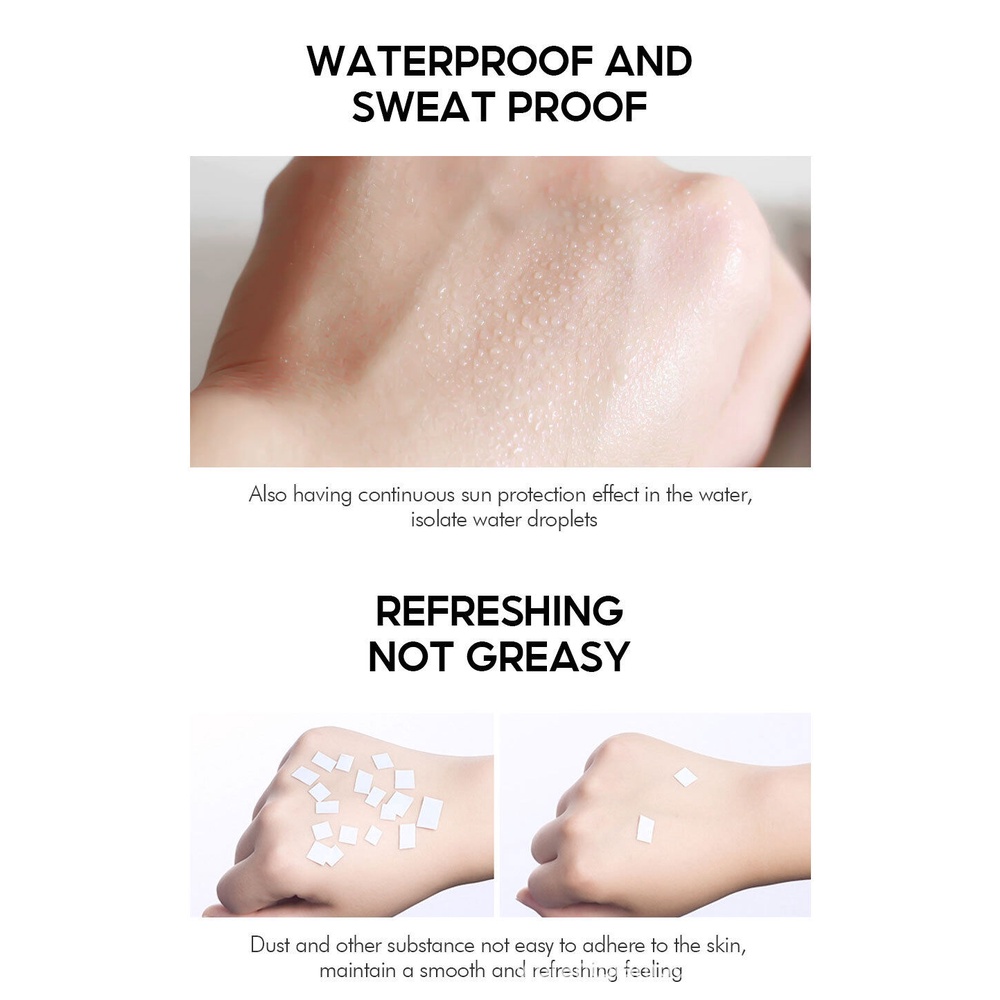 Kem chống nắng VIBRANT GLAMOUR cho da mặt SPF 50+ chống tia UV dưỡng trắng da hiệu quả ngăn ngừa thâm nám