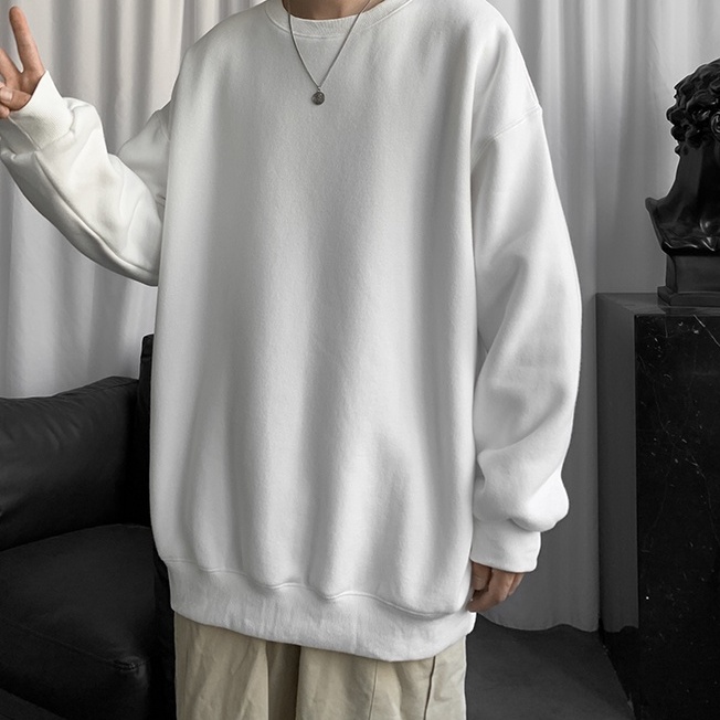 áo thun thể thao phong cách Hàn Quốc áo sweater nỉ áo dài tay thời trang áo nỉ sweater nữ bông áo nỉ sweater nam