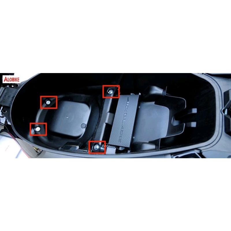 Ốc 6 ly có long đền bắt thùng đựng đồ hành lý honda vario click sh mode lead 110 125 scr pcx sh việt vision vs