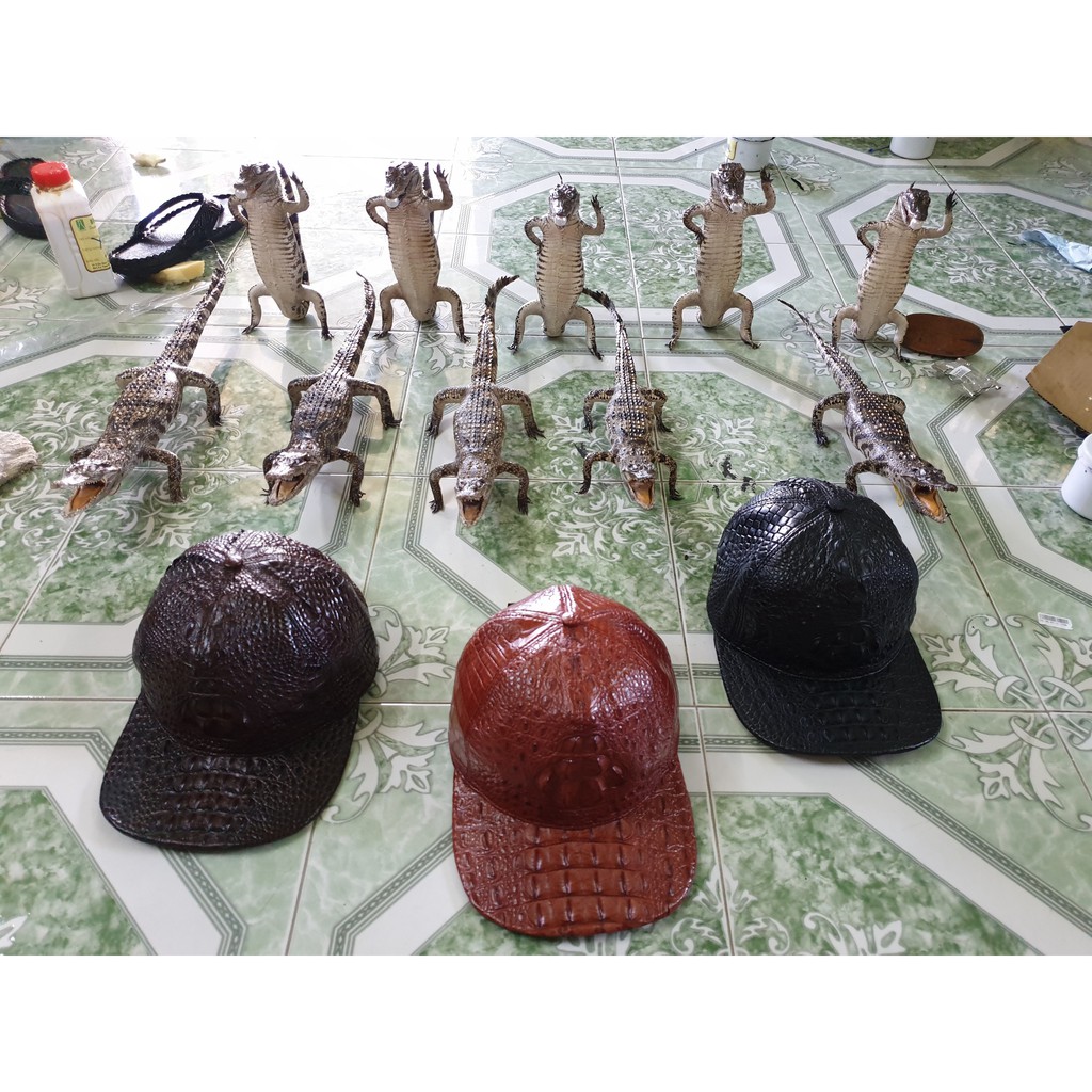 Nón da Cá Sấu cao cấp - Bán lẻ với Giá Sỉ