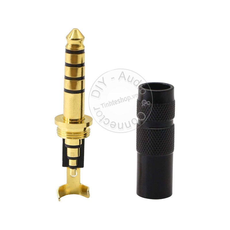 Jack tai nghe 4.4 gold 24K - Đầu hàn giắc cắm 4.4mm