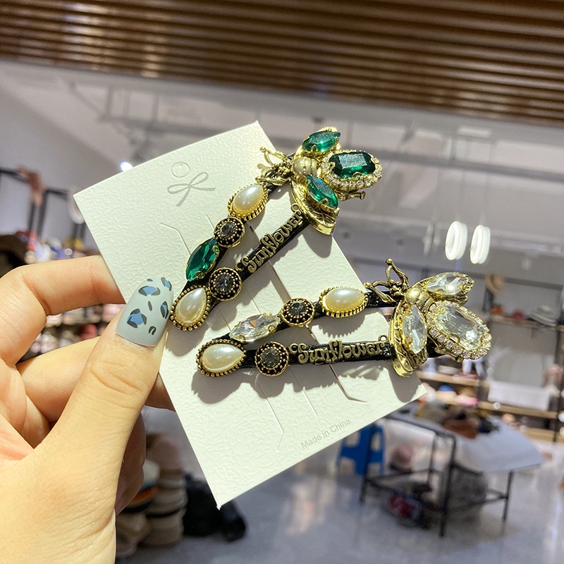 Kẹp Tóc Hình Thỏ/ Ong/ Ong Phong Cách Vintage Thời Trang Hàn Quốc