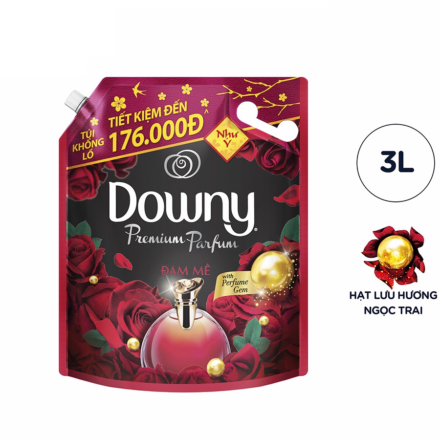GIÁ SIÊU HOT Nước Xả Vải Downy Đam Mê Dạng 3L/Túi