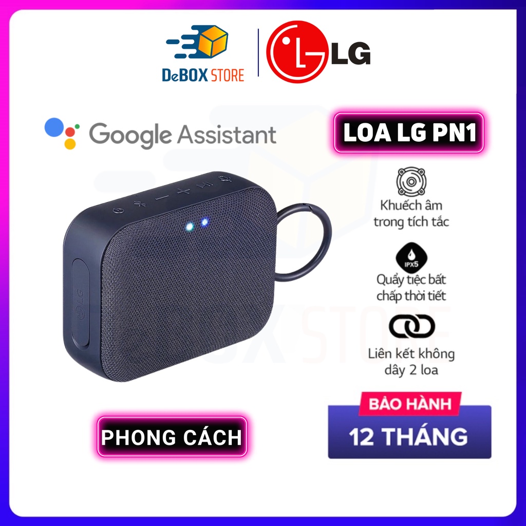 [Mã ELHACE giảm 4% đơn 300K] 【Giao hàng nhanh】Loa Bluetooth di động LG XBOOMGo PN1 - Chính hãng BH 12 Tháng