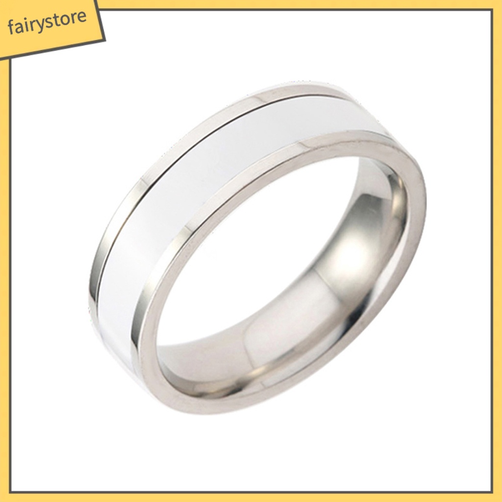 Nhẫn Thép Titan Thiết Kế Đơn Giản Cho Nam