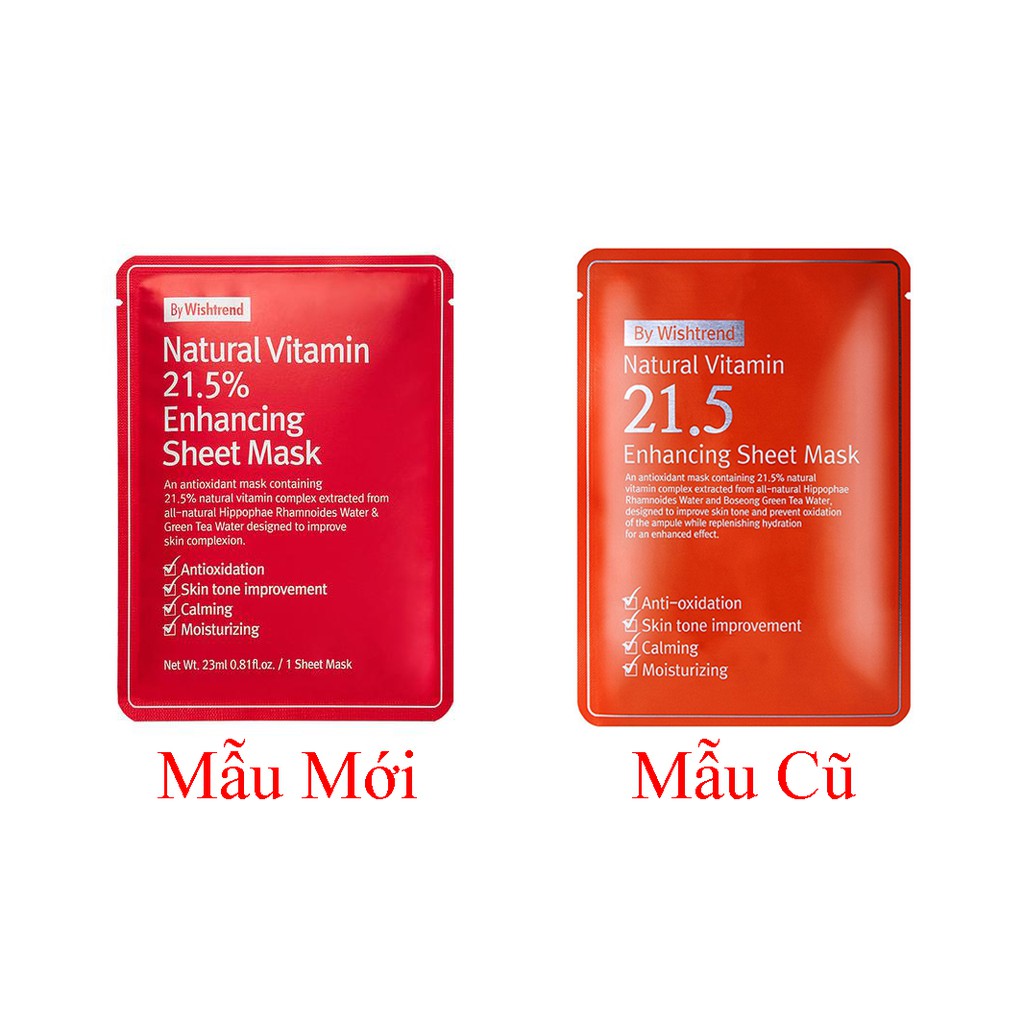 Mặt Nạ Giấy OST Natural Vitamin 21.5 – Enhancing Sheet Mask