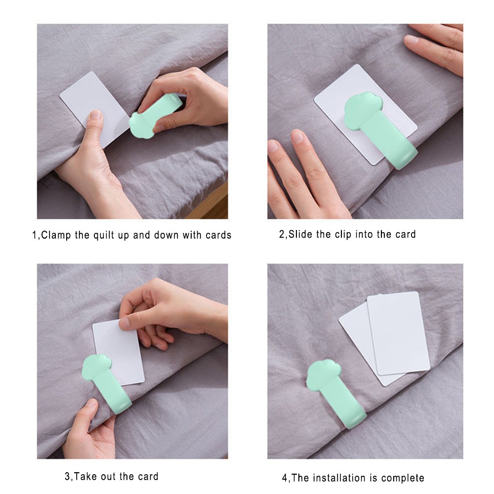 Bộ 6 Kẹp Cố Định Ga Giường Chống Trượt Tiện Dụng Cho Gia Đình