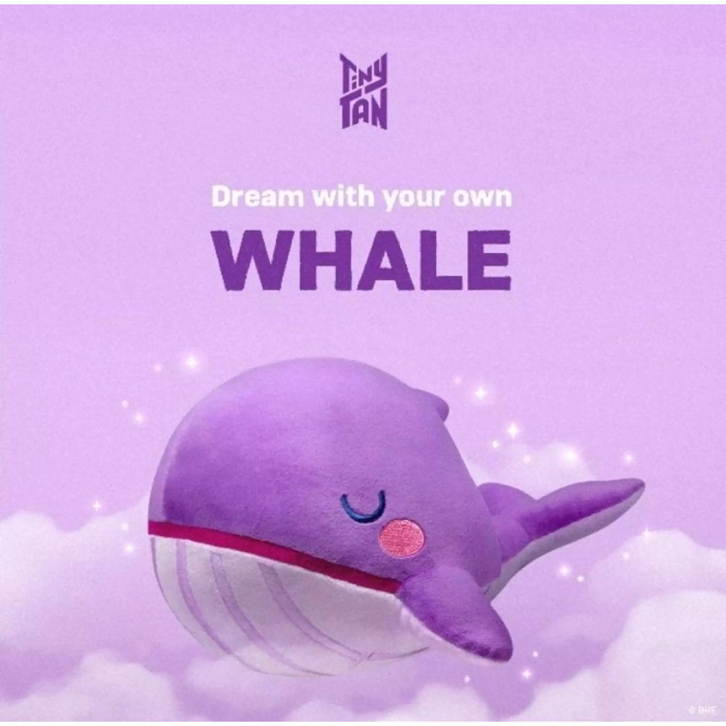 [Hình Thật] Gấu Bông Whale Trong MV TinyTAN BTS Unoff