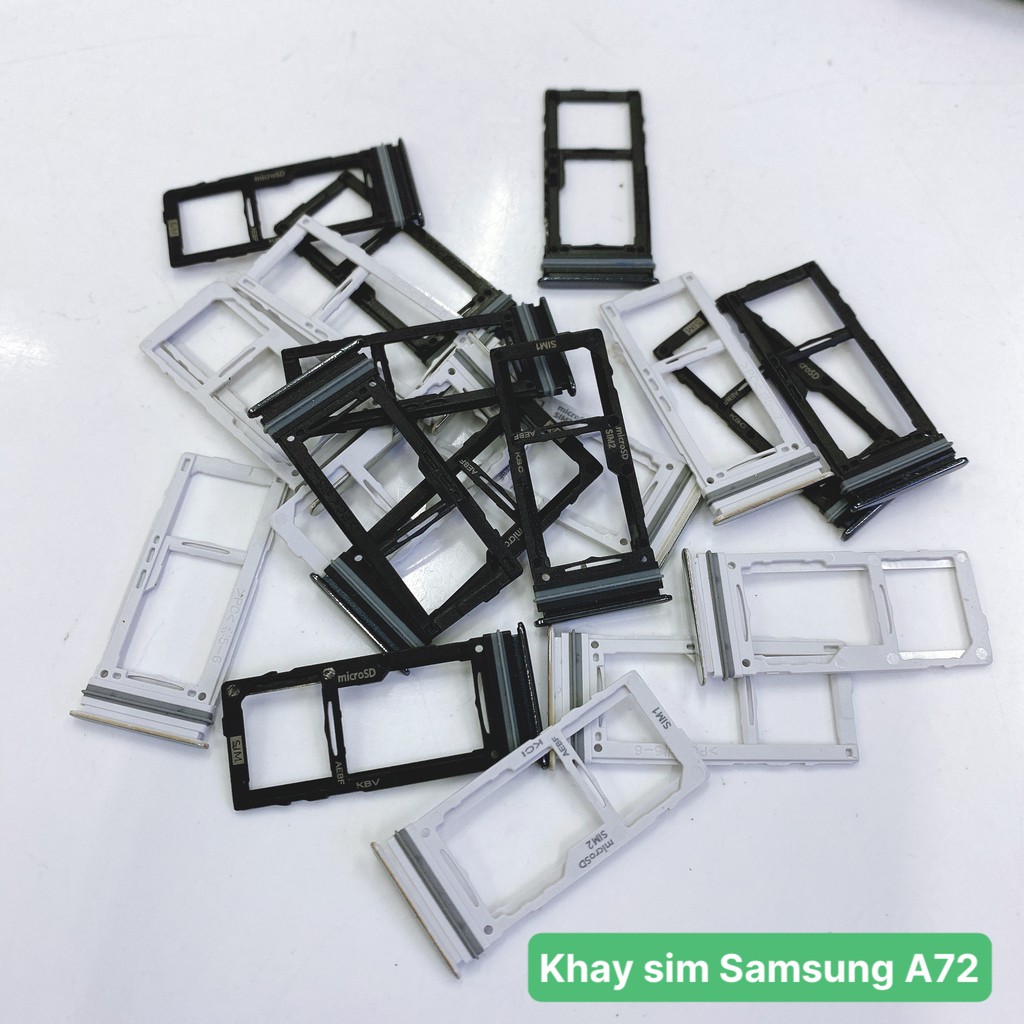 Khay 2 sim, khay đựng 2 sim Samsung A72 SM-A725 hàng chất lượng bao đổi trả