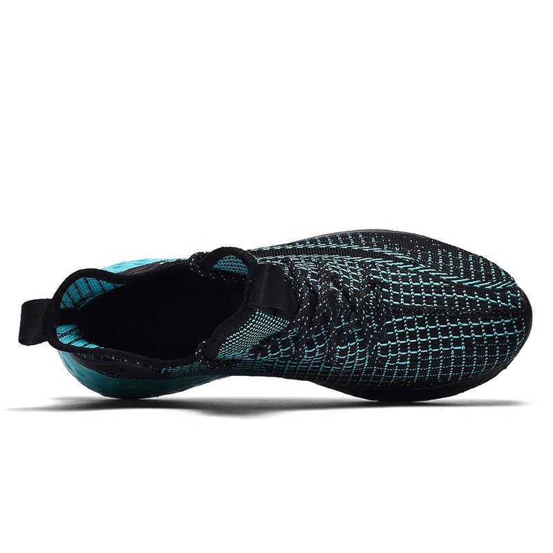 Giày Thể Thao Phối Lưới Siêu Nhẹ Thoáng Khí Thời Trang Cho Nam Nữ Size 36-48