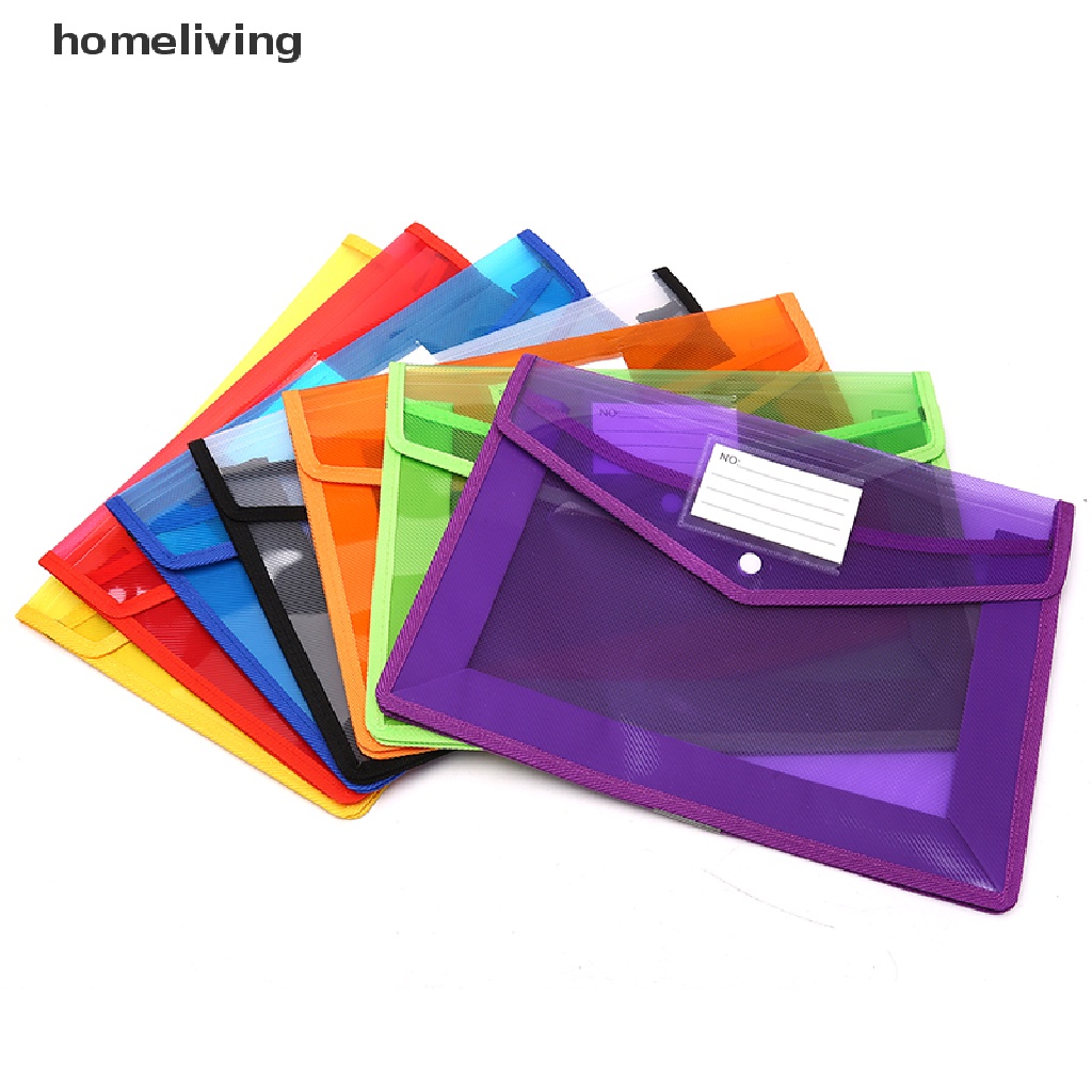 Túi Đựng Tài Liệu Khổ A4 Trong Suốt Gọn Nhẹ Chống Thấm Nước Giá Đỡ