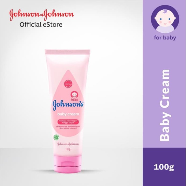 (hàng Mới Về) Kem Dưỡng Da Em Bé Johnson 100 Gr