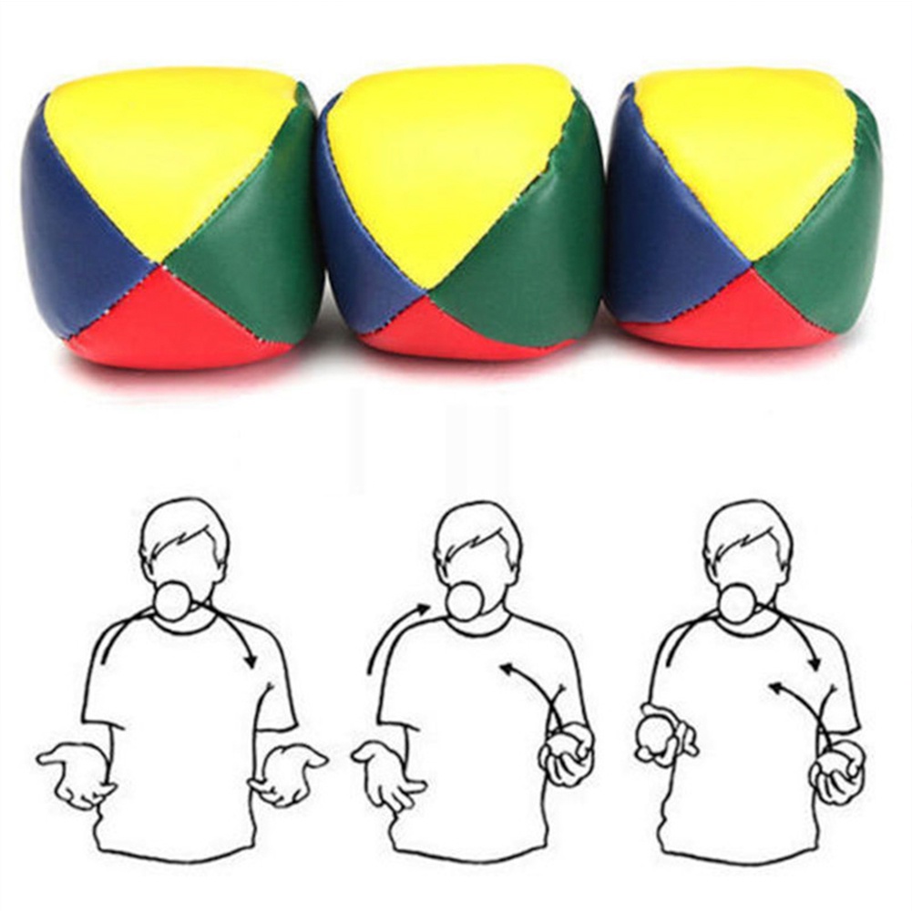 Set 3 quả bóng chơi tung hứng với 4 đai màu dành cho người lớn trẻ em